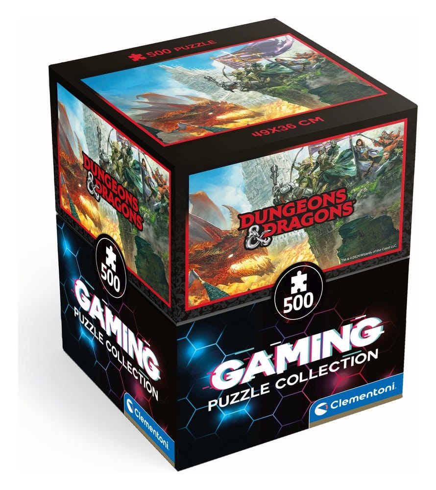 Dungeons & Dragons Gaming Puzzle Collection Jigsaw Puzzle Attack of the Dragon (500 pieces)