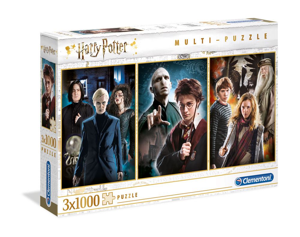 PRE ORDINE - Harry Potter Multi Jigsaw Puzzle Characters (3 x 1000 pieces)