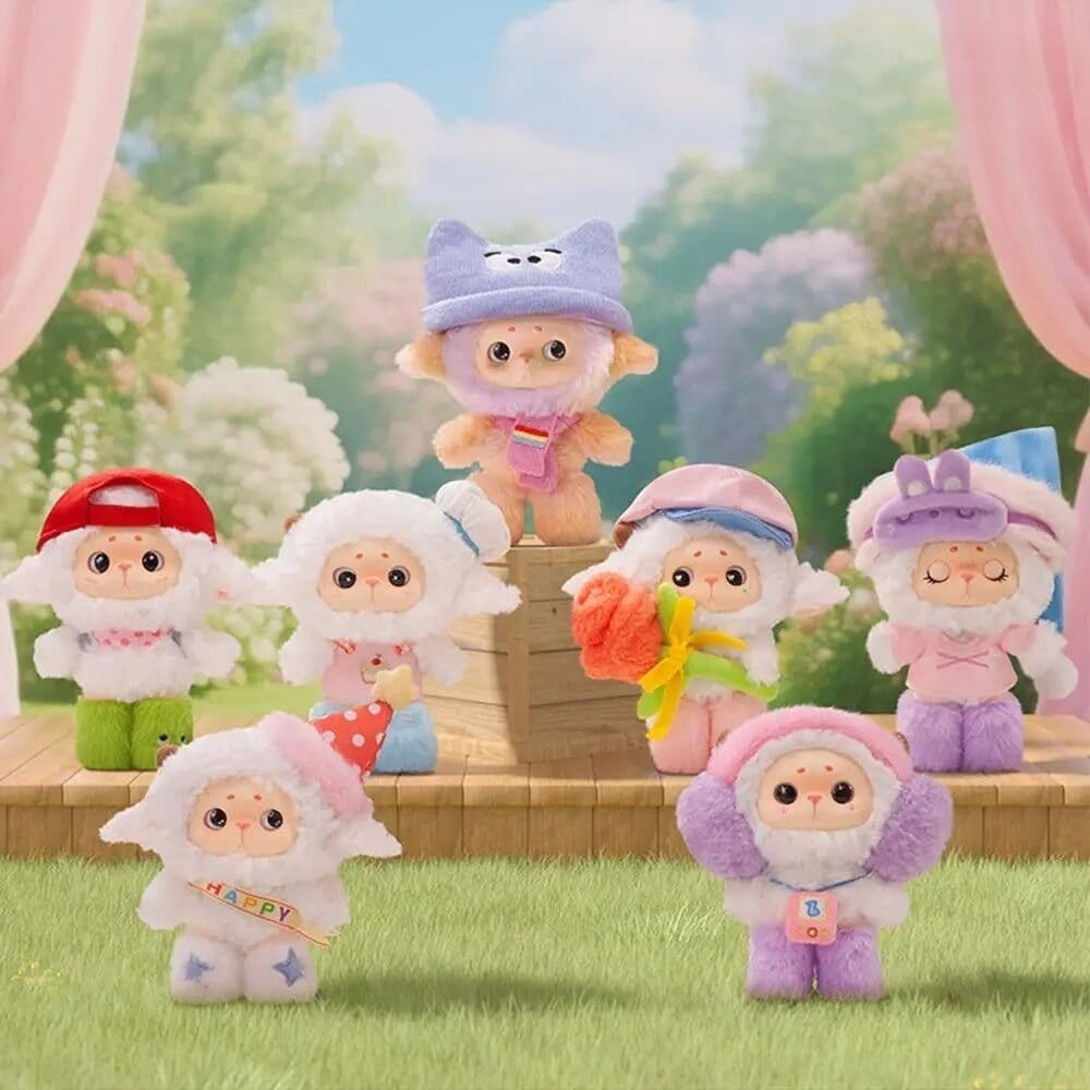 PRE ORDINE - Miehuu Ultimate Chill Manual Plush Keychain 15 cm Blind Box Display (6)