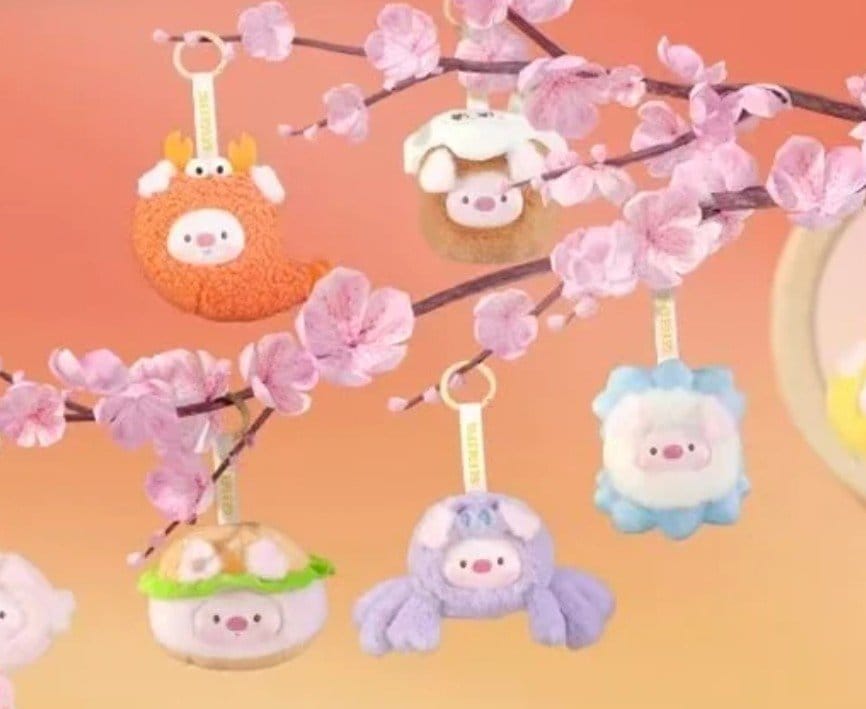 PRE ORDINE - Mini GeeGeePig Plush Keychain Mini Transformations 12 cm Blind Box Display (6)