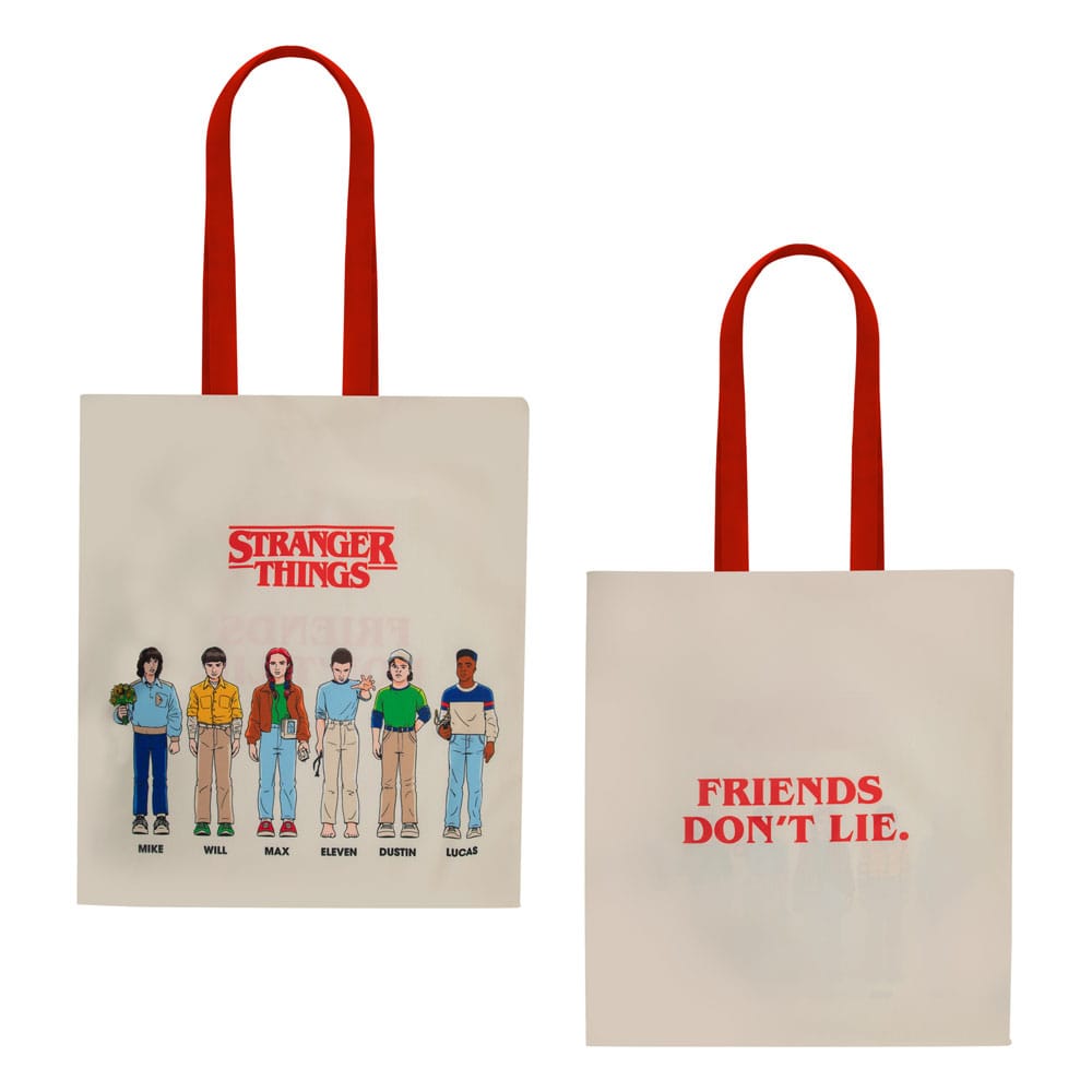 PRE ORDINE - Stranger Things Tote Bag Friends Don't Lie