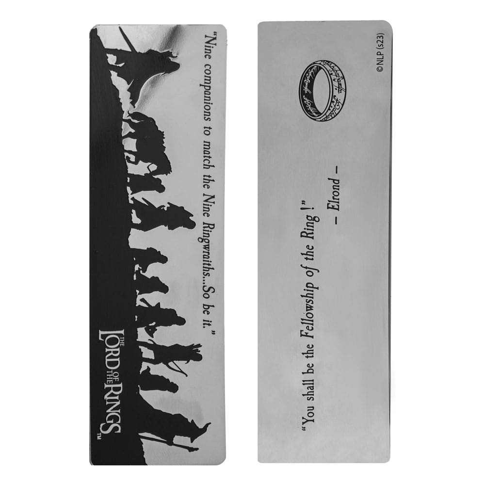 PRE ORDINE - Lord of the Rings Bookmark Fellowship of the Ring 14 x 4 cm