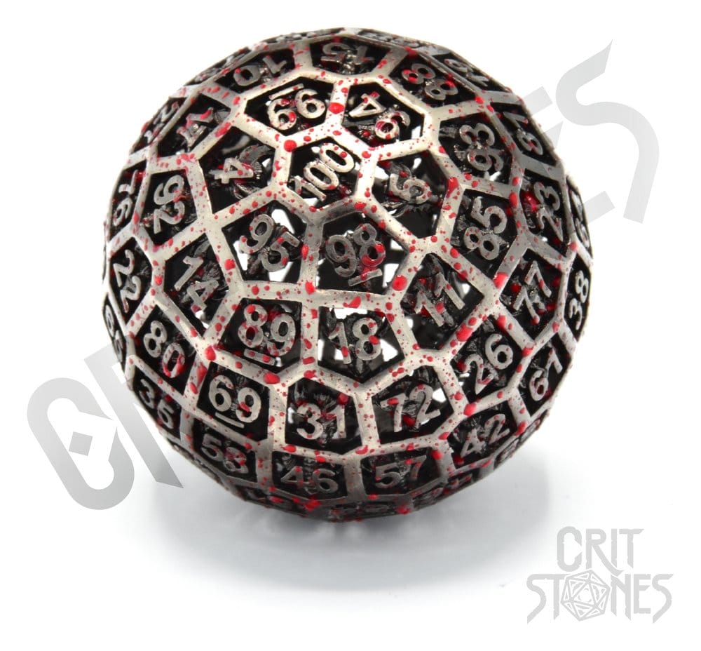 PRE ORDINE - CritStones Hollow Metal Dice D100 Centigrave