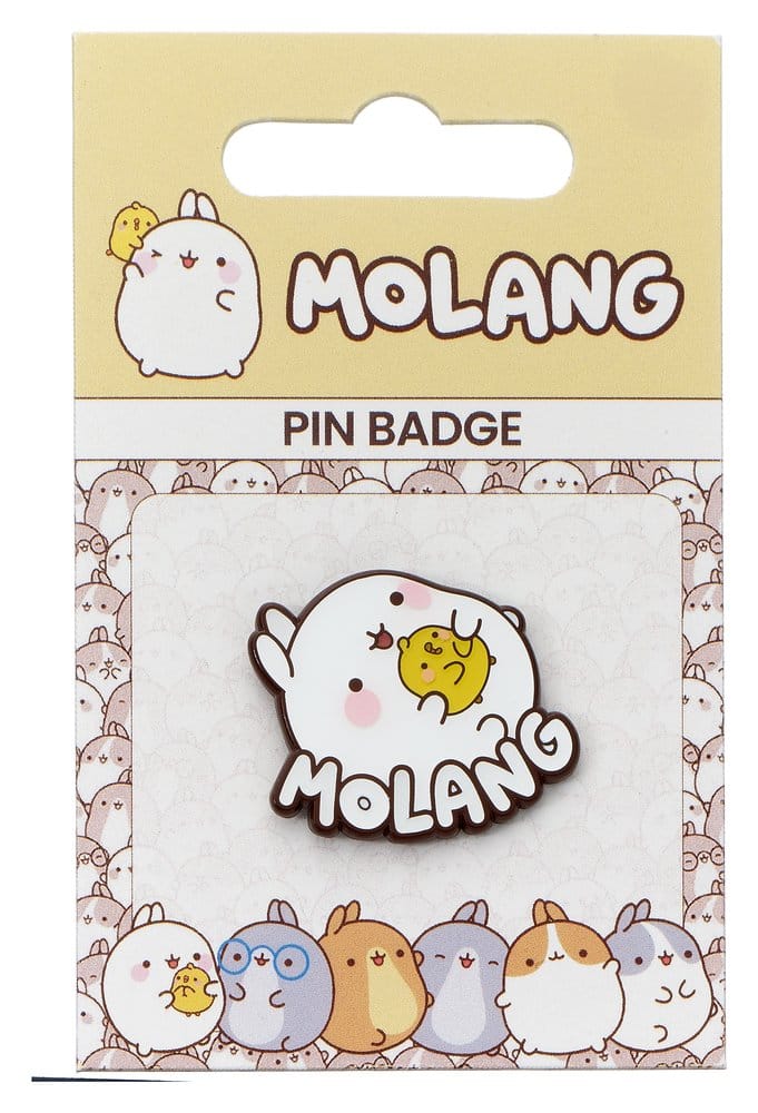 PRE ORDINE - Molang Pin Badge Molang & Piu Piu Logo