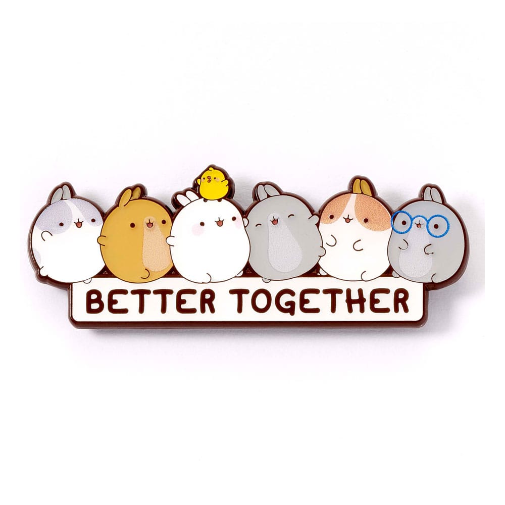 PRE ORDINE - Molang Pin Badge Better Together