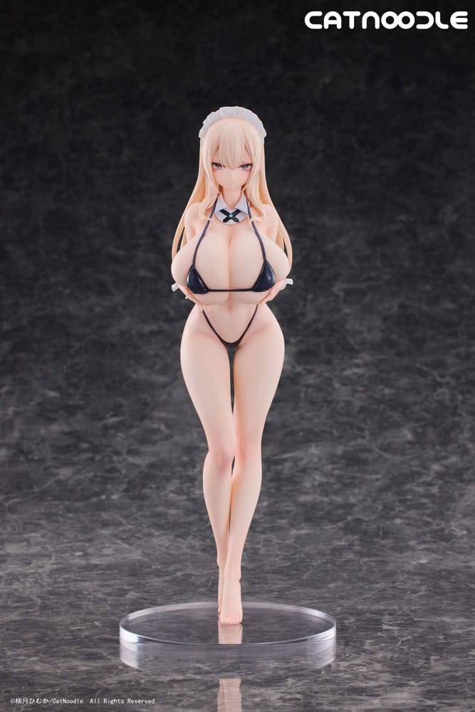 PRE ORDINE - Original Character PVC Statue 1/6 Dosukebe Bikini wo Kitekureru Juujun na Maid-san Illustration by Himuka Yuzuki 27 cm