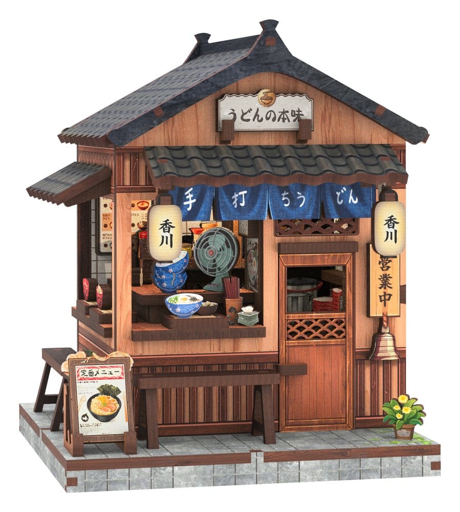 PRE ORDINE - Miniature House Model Kit Kagawa Udon House 11 x 9 cm
