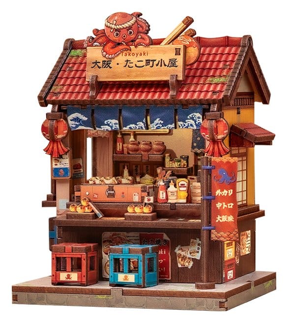 PRE ORDINE - Miniature House Model Kit Osaka Takoyaki 12 x 9 cm