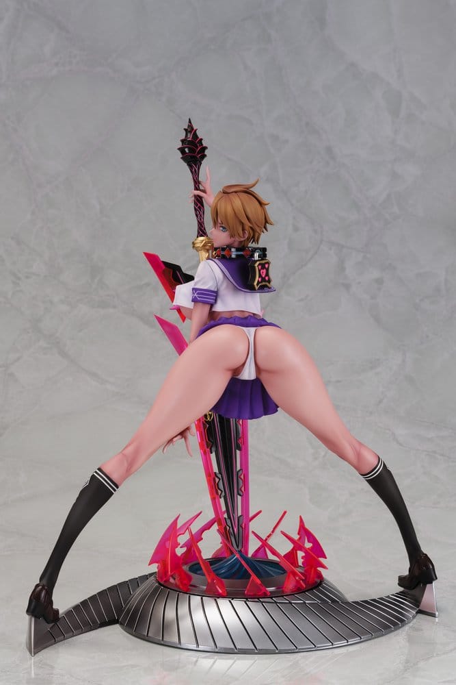 PRE ORDINE - Original Character Mahou Shoujo Series Statue 1/6 Rui Asuka Summer Sailor Uniform Ver. Illustration by Raita 29 cm
