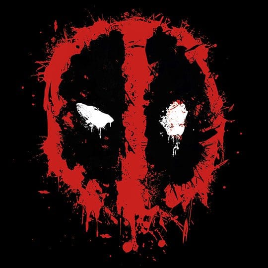 PRE ORDINE - Deadpool Canvas Print Splat 40x40 cm