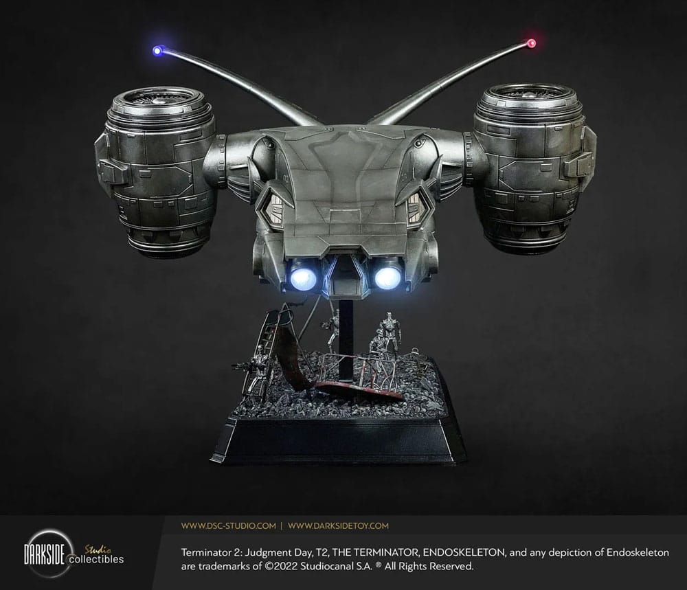 PRE ORDINE - Terminator 2 Judgment Day Replica Aerial Hunter Killer 30th Anniversary Edition 60 cm