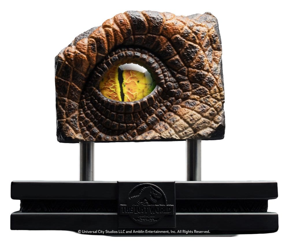 PRE ORDINE - The Lost World: Jurassic Park Replica Bust Male Velociraptor Eye Prop 23 cm