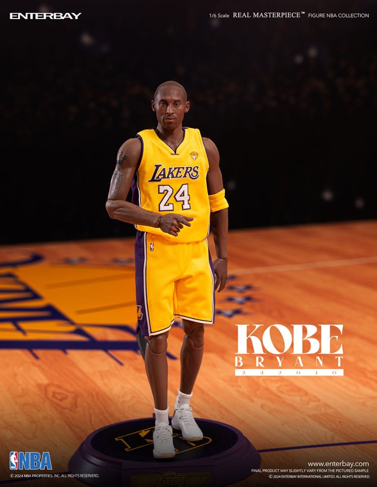 PRE ORDINE - NBA Collection Real Masterpiece Actionfigur 1/6 Kobe Bryant 242010 Limited Edtition 30 cm