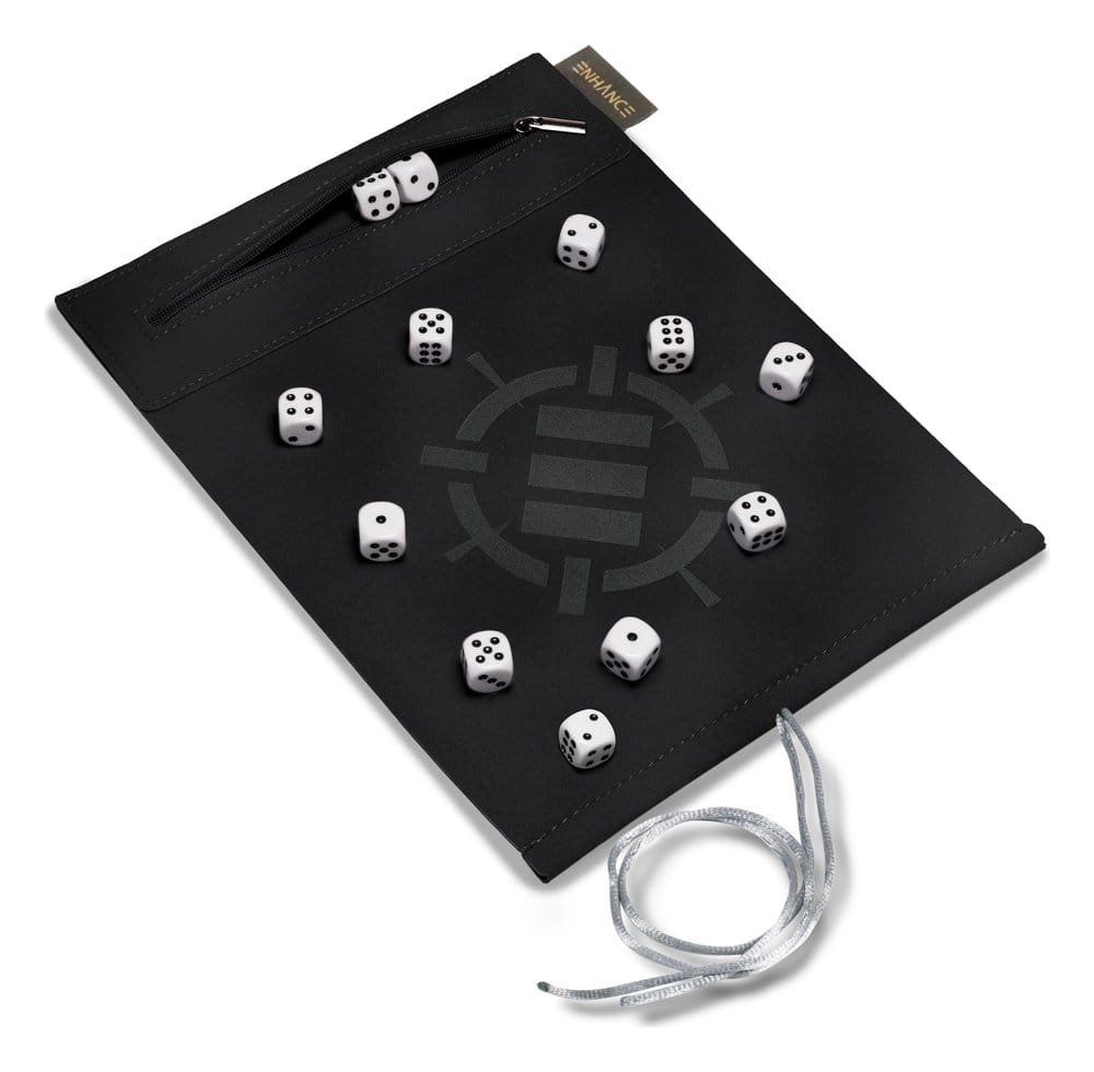 PRE ORDINE - Enhance Tabletop Accessories Roll on a Scroll Dice and Rolling Mat White