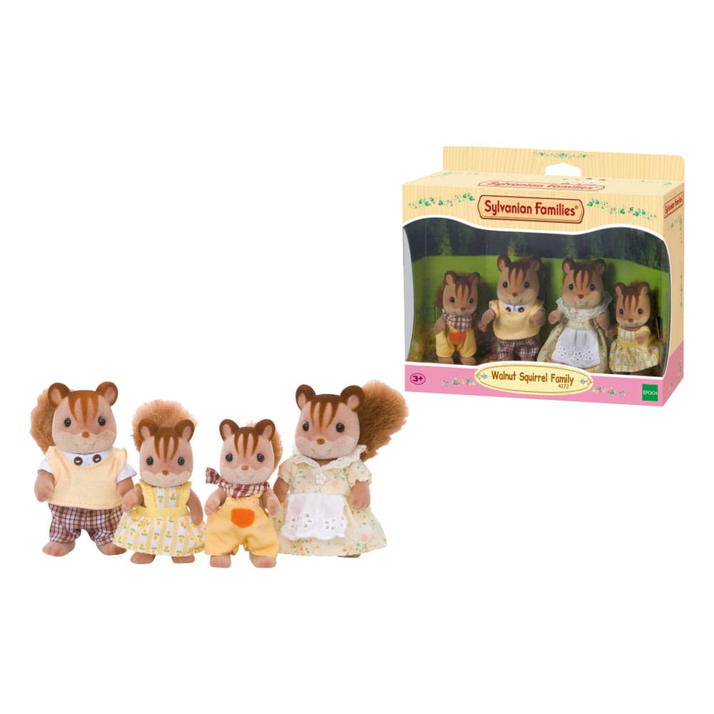 PRE ORDINE - Sylvanian Families: Family Walnut squirrel figure 7 cm