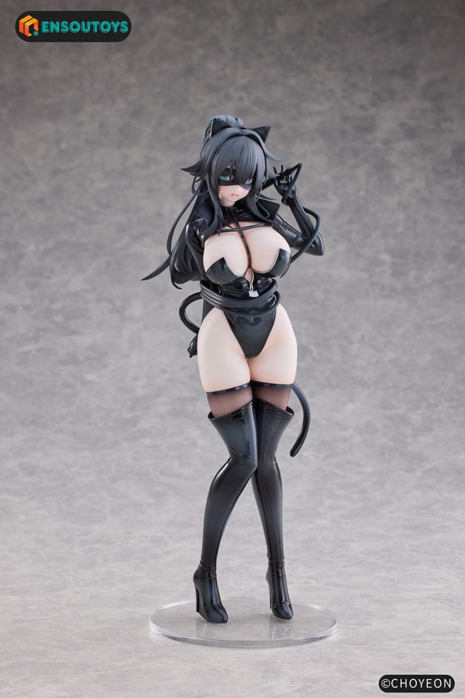 PRE ORDINE - K Pring Original Character Statue 1/6 Cat Woman Happy-chan 27 cm