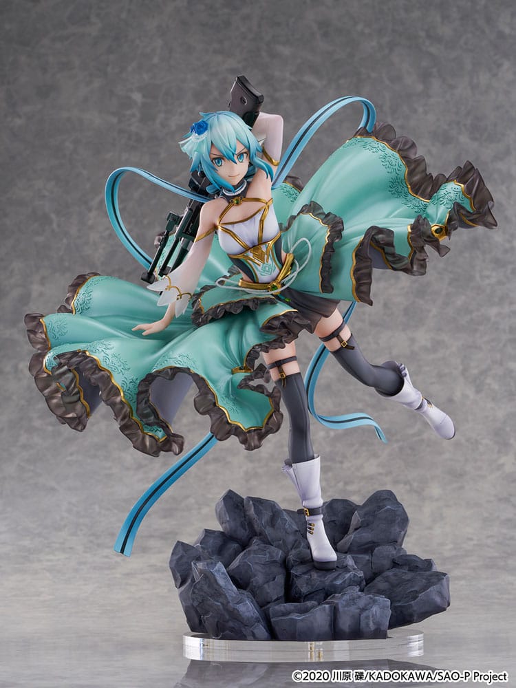 PRE ORDINE - Sword Art Online SHIBUYA SCRAMBLE FIGURE PVC Statue 1/7 Sinon Crystal Dress Ver. 29 cm