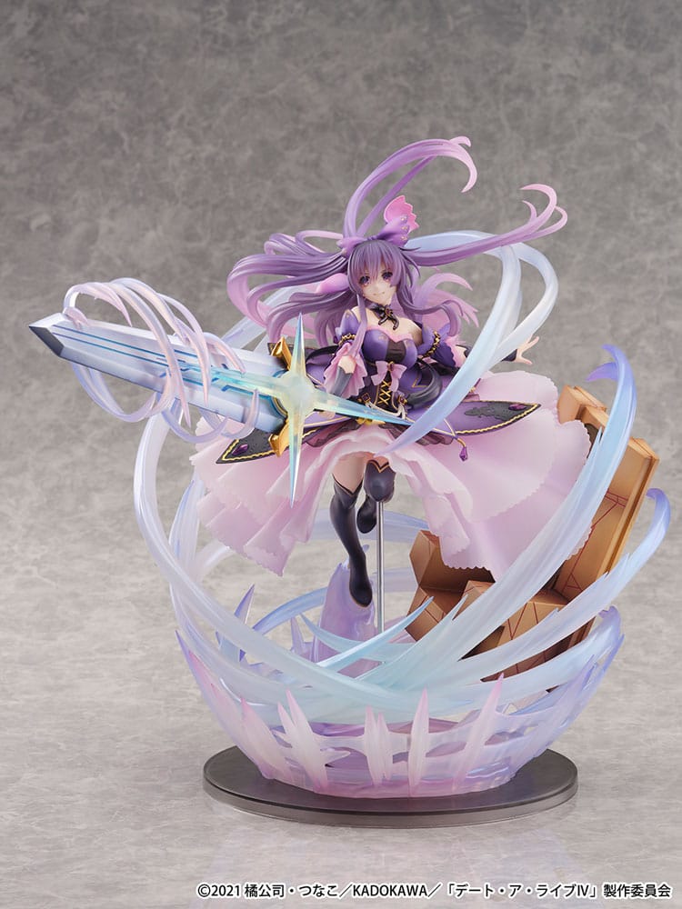 PRE ORDINE - Date A Live IV SHIBUYA SCRAMBLE FIGURE PVC Statue 1/6 Tohka Yatogami Princess Amethyst Dress Ver. 32 cm