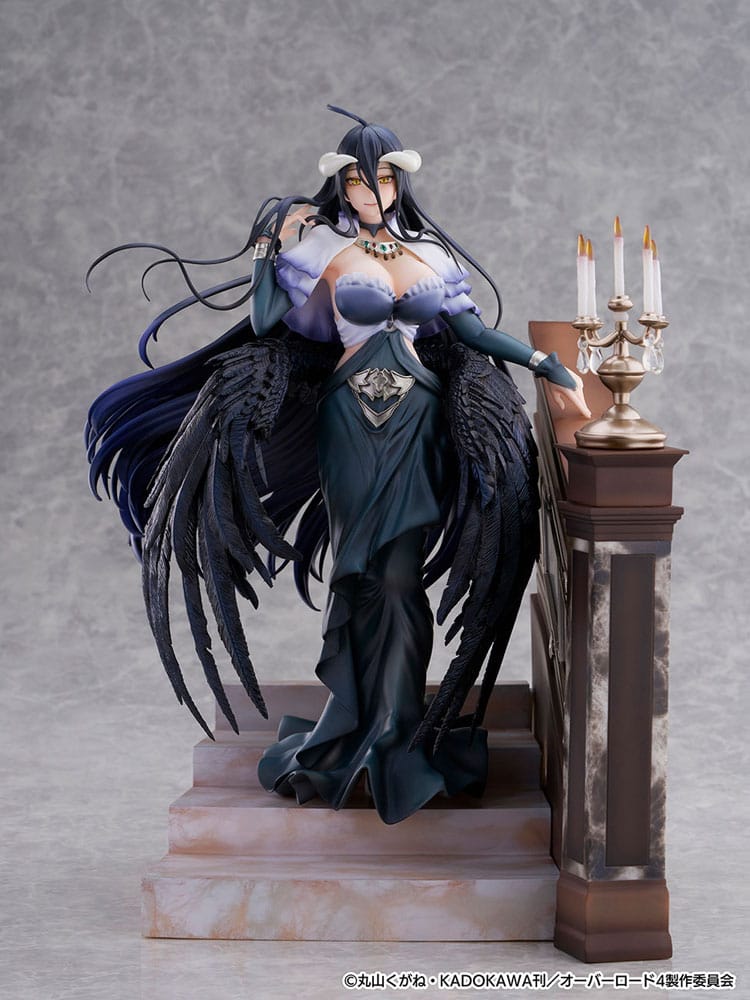 PRE ORDINE - Overlord SHIBUYA SCRAMBLE FIGURE PVC Statue 1/7 Albedo Jet Black Dress Ver. 28 cm