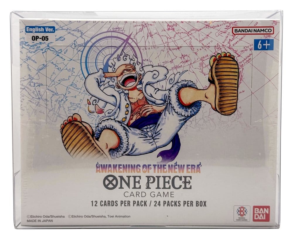 PRE ORDINE - Evoretro PET Protectors 5-Pack for One Piece Booster Box (English, OPP 4-6) 12 x 6 x 15 cm