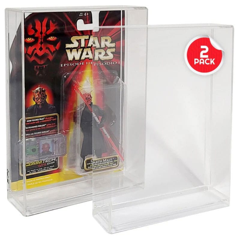PRE ORDINE - Evoretro Acrylic Display Cases 2-Pack for Action Figures