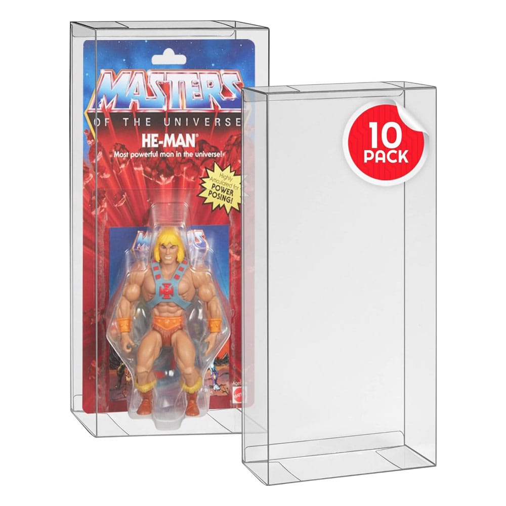PRE ORDINE - PET Protectors 10-Pack for Masters of the Universe Origins Power Posing (Carded) Box Figures