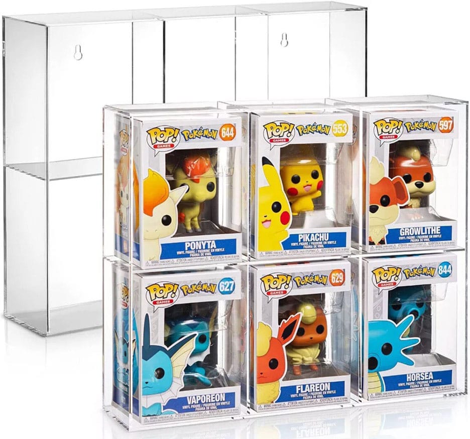 PRE ORDINE - Evoretro Acrylic Display Case for 6 Funko Pops