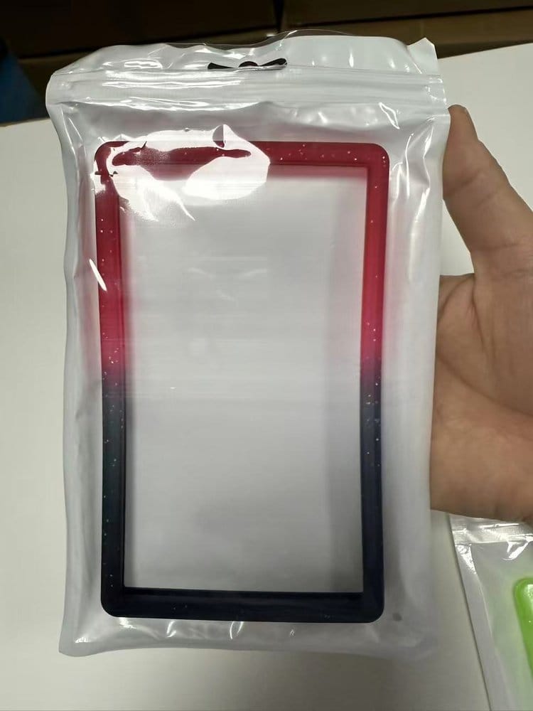 PRE ORDINE - Evoretro Bumper for PSA Graded Card Slab Gradient Red-Black Glitter