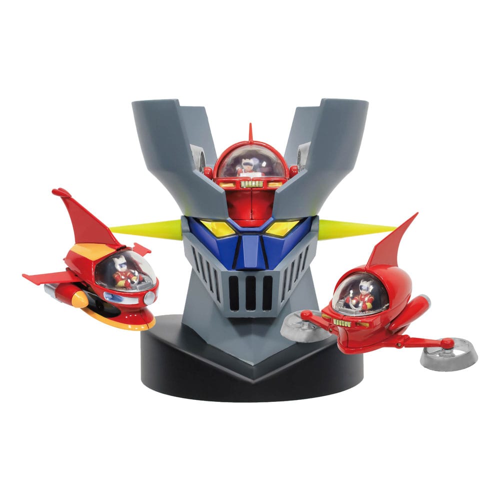 PRE ORDINE - Mazinger Z Figure Metal Action Brain Condor Hover & Jet Pilder Set 11 cm