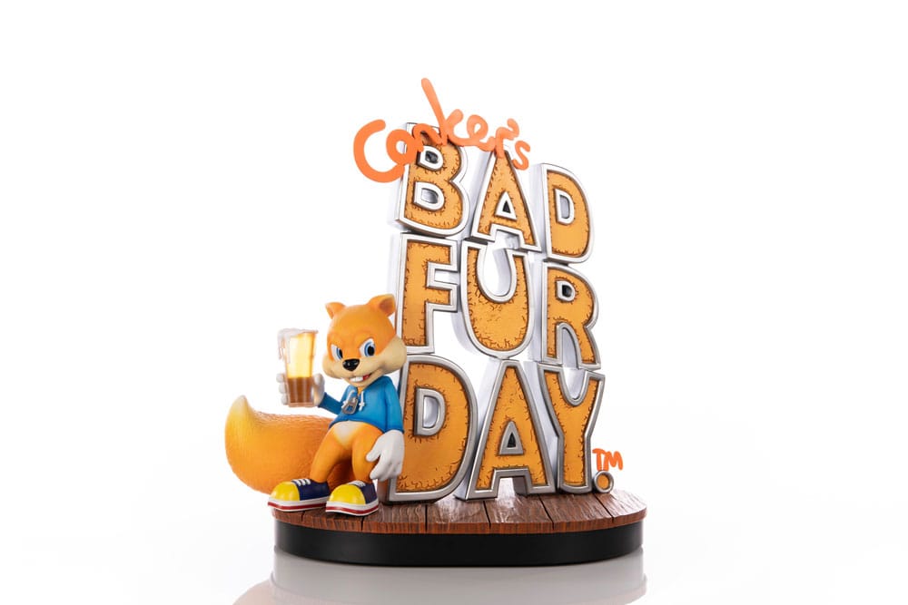 PRE ORDINE - Conker´s Bad Fur Day Statue Game Cover Exclusive Edition 45 cm