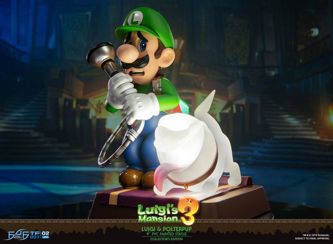 PRE ORDINE - Luigi's Mansion 3 PVC Statue Luigi & Polterpup Collector's Edition 23 cm
