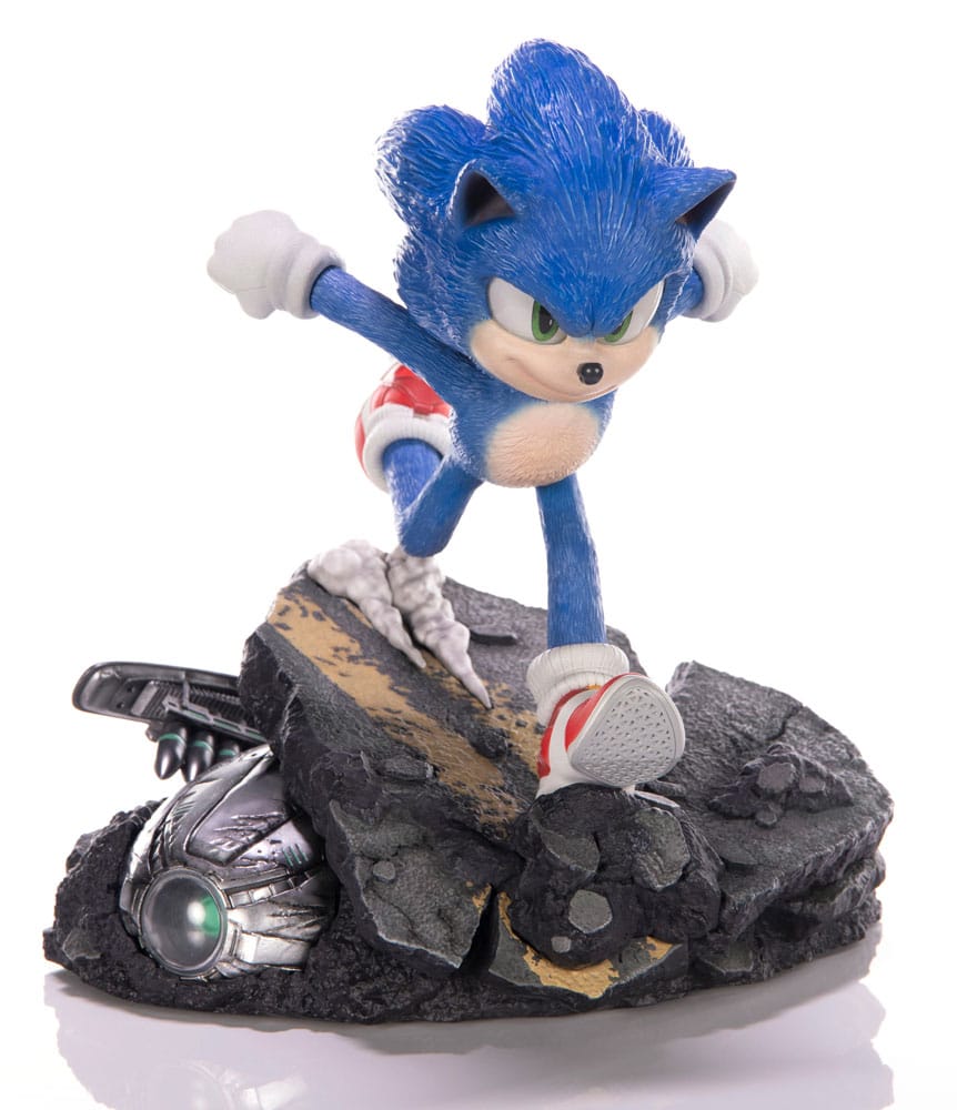 PRE ORDINE - Sonic the Hedgehog 2 Statue Sonic Standoff 26 cm