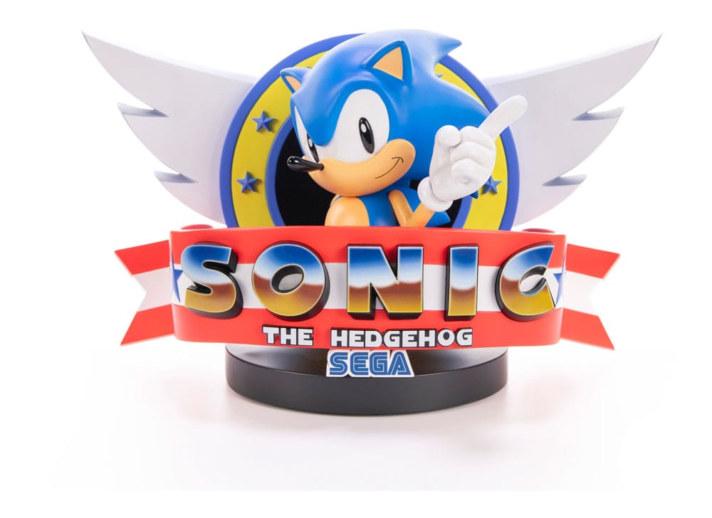 PRE ORDINE - Sonic the Hedgehog Statue Sonic Title Screen 21 cm