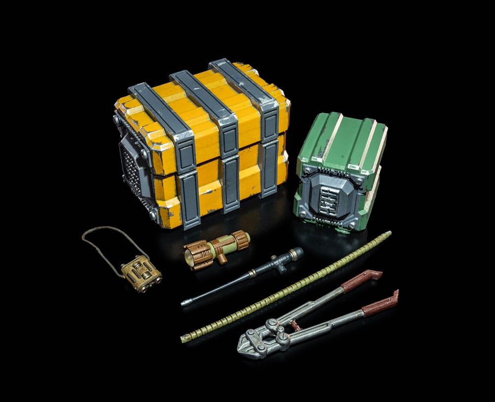 PRE ORDINE - Cosmic Legions: OxKrewe Book Two Harrow Zone Action Figure Accessory Wasteland Survival Set