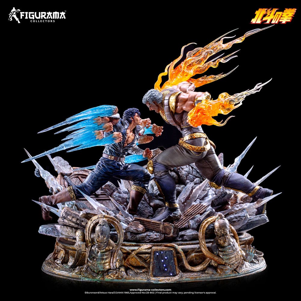 PRE ORDINE - Fist of the North Star Elite Exclusive Statue 1/6 Kenshiro vs Raoh 59 cm