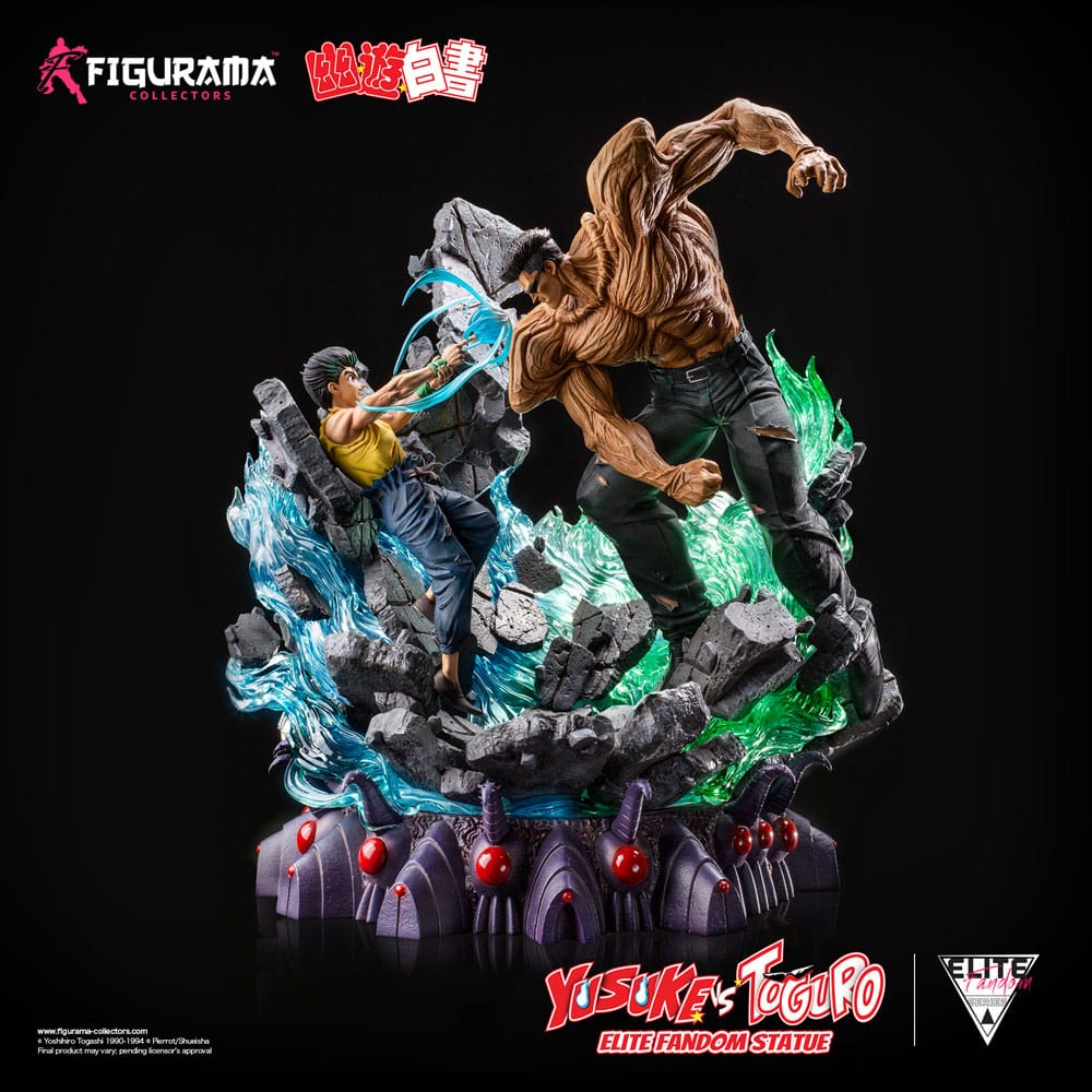 PRE ORDINE - Yu Yu Hakusho Elite Exclusive Statue 1/6 Yusuke vs Toguro 59 cm