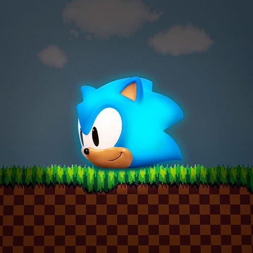 PRE ORDINE - Sonic the Hedgehog Mood Light Sonic Head 12 cm
