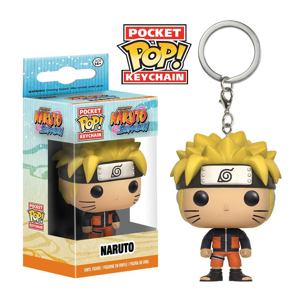 PRE ORDINE - Naruto Shippuden Pocket POP! Vinyl Keychain Naruto 4 cm