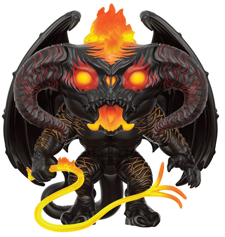 PRE ORDINE - Lord of the Rings Super Sized POP! Movies Vinyl Figure Balrog 15 cm