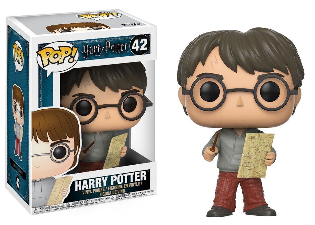 PRE ORDINE - Harry Potter POP! Movies Vinyl Figure Harry Potter with Marauders Map 9 cm