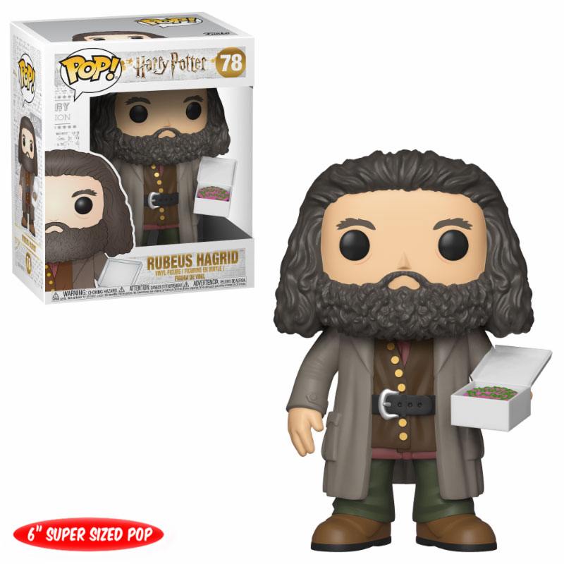 PRE ORDINE - Harry Potter Super Sized POP! Movies Vinyl Figure Hagrid with Cake 14 cm