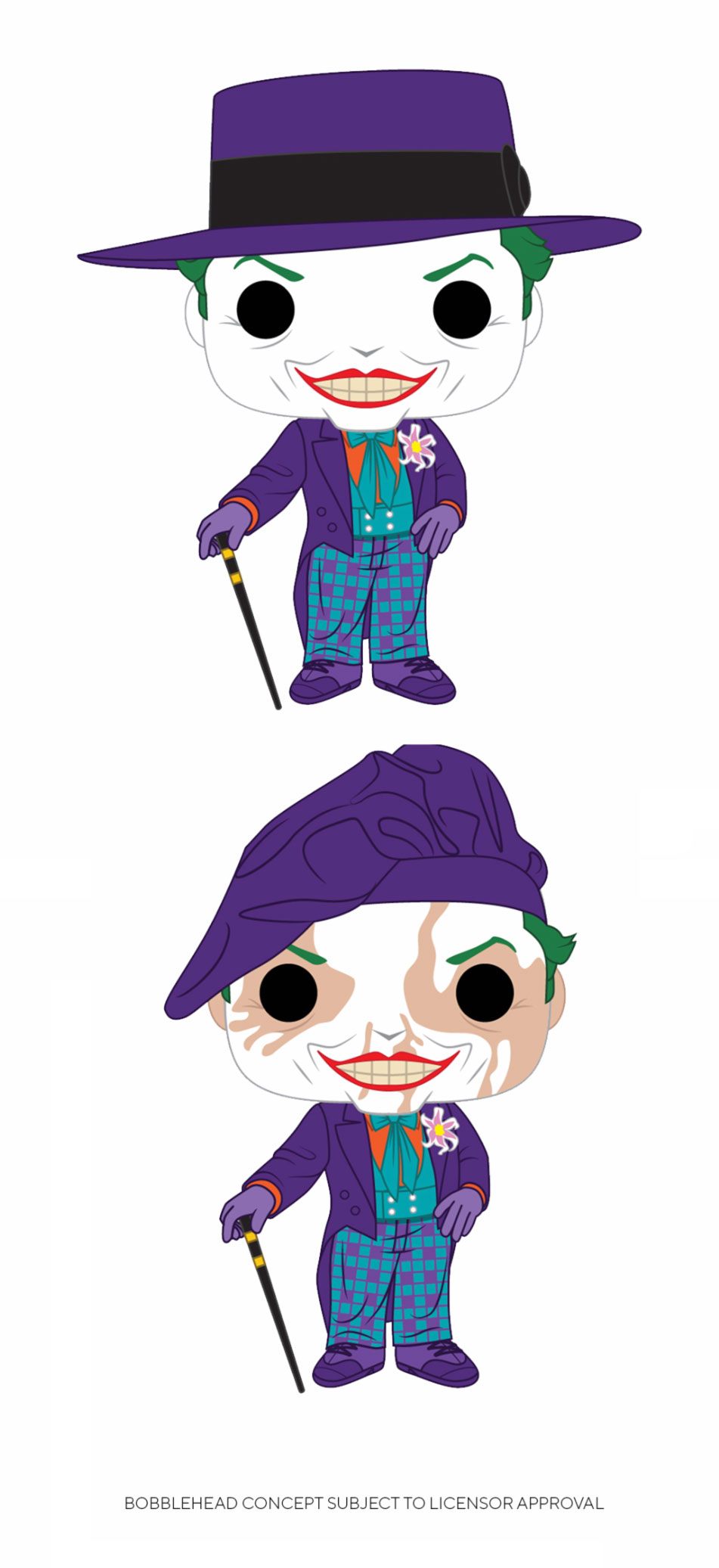 PRE ORDINE - Batman 1989 POP! Heroes Figures Joker 9 cm Assortment (6)