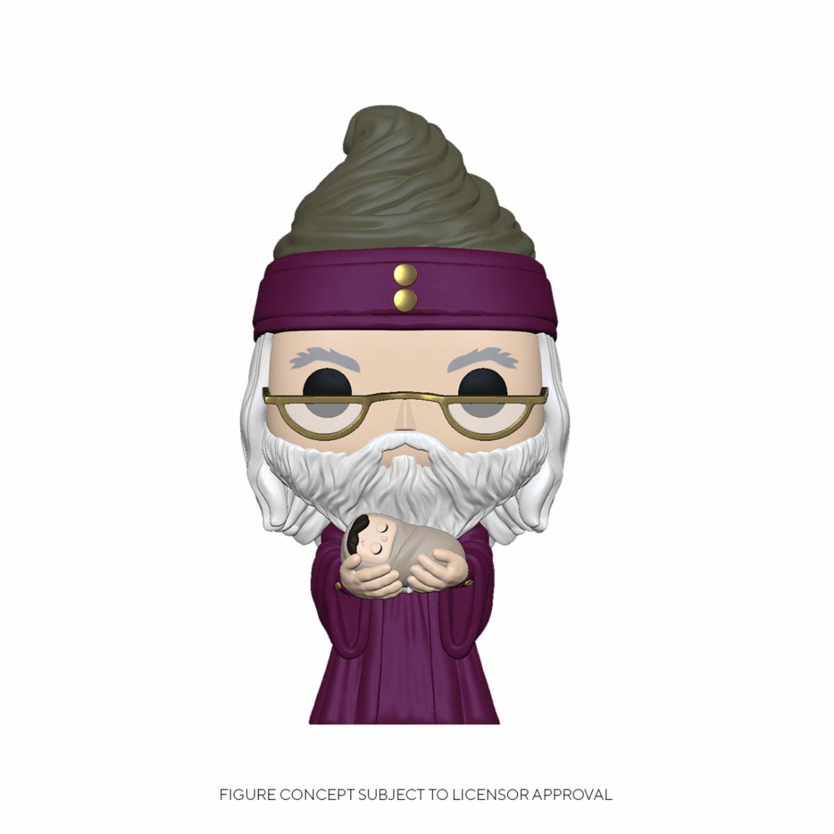 PRE ORDINE - Harry Potter POP! Movies Vinyl Figure Dumbledore w/Baby Harry 9 cm
