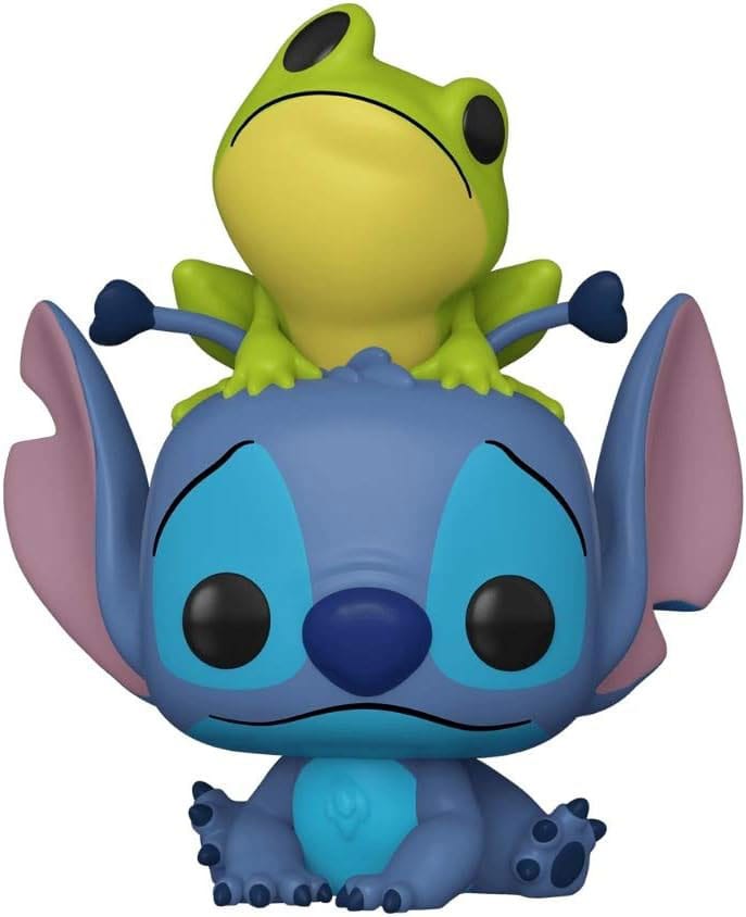 PRE ORDINE - Lilo & Stitch POP! Vinyl Figure Stitch w/Frog 9 cm