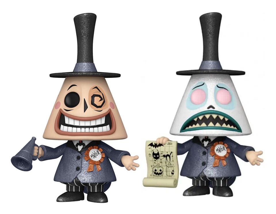 PRE ORDINE - Nightmare before Christmas POP! Animation Vinyl Figure Mayor w/Megaphone(DGLT)w/Chase 9 cm Assortment (6)
