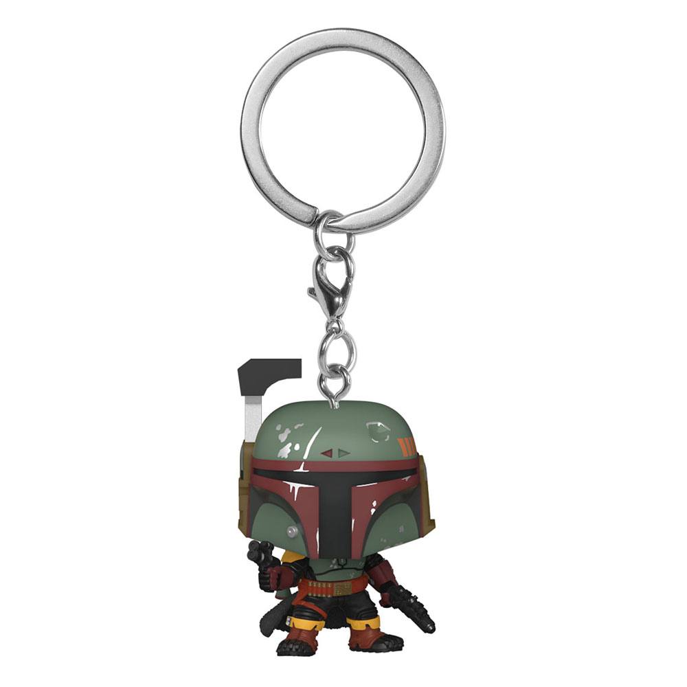 PRE ORDINE - Star Wars The Book of Boba Fett Pocket POP! Vinyl Keychains 4 cm Boba Fett Display (12)