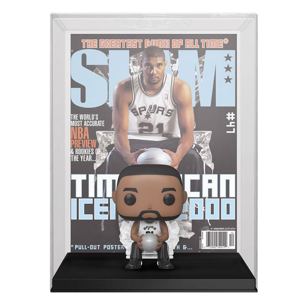 PRE ORDINE - NBA Cover POP! Basketball Vinyl Figure Tim Duncan (SLAM Magazin) 9 cm