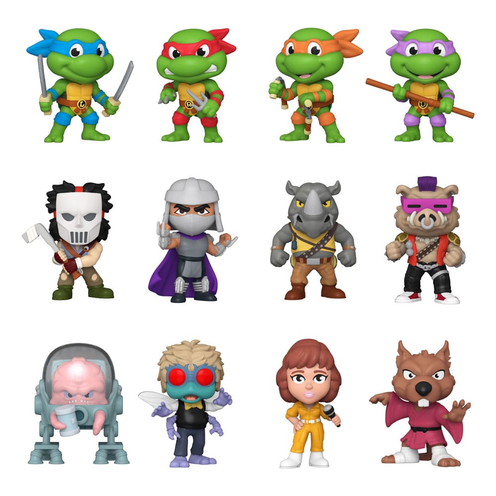 PRE ORDINE - Teenage Mutant Ninja Turtles Mystery Mini Figures 5 cm Display (12)