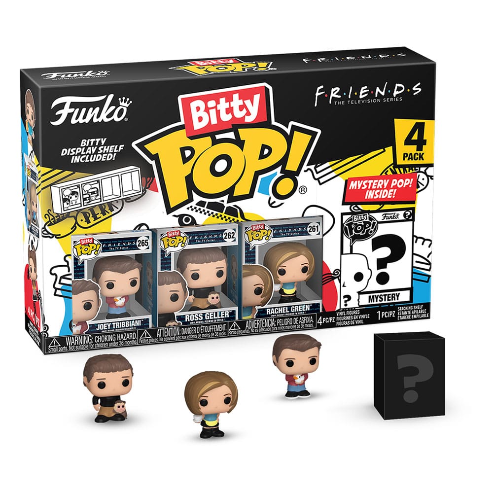 PRE ORDINE - Friends Bitty POP! Vinyl Figure 4-Pack Joey 2,5 cm