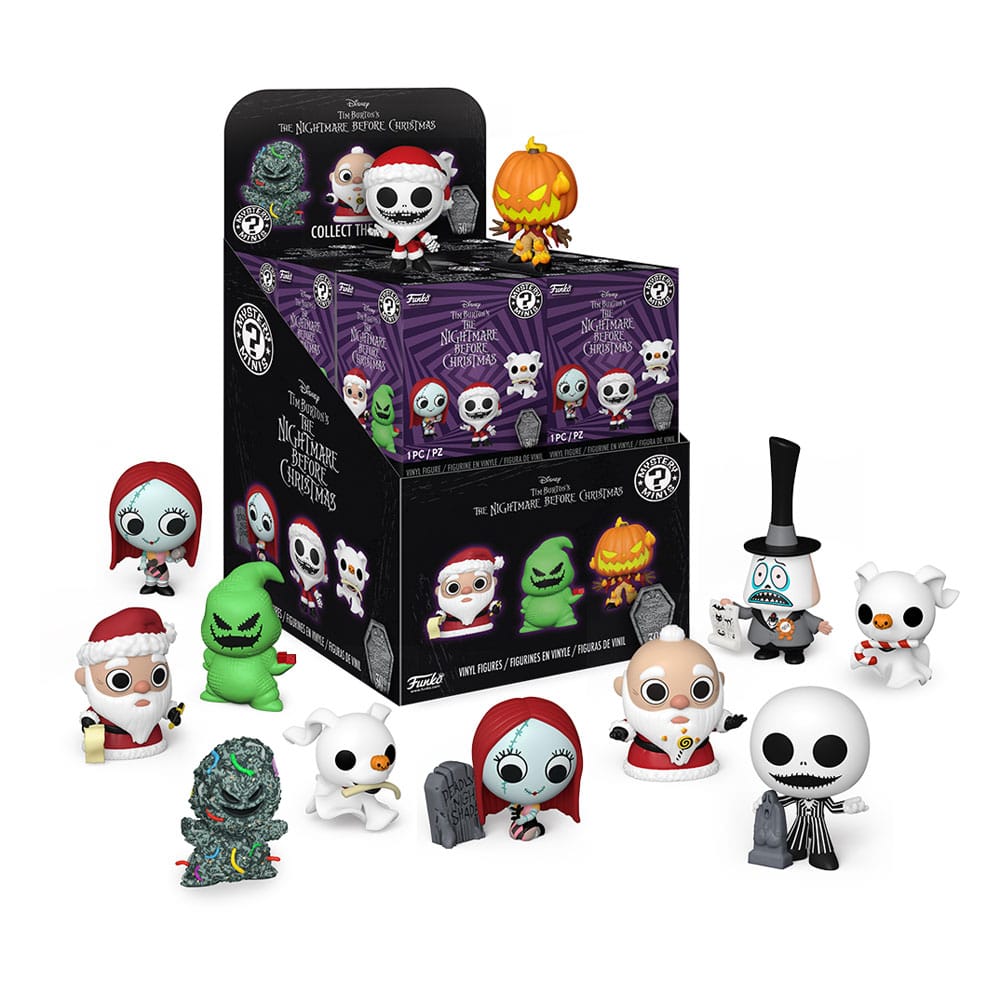 PRE ORDINE - Nightmare before Christmas 30th Mystery Mini Figures 5 cm Display (12)